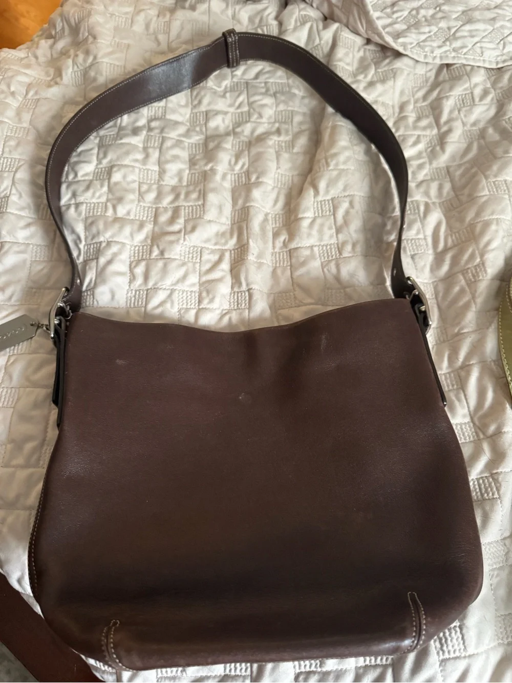 Vintage Coach Legacy Slim Hobo Brown Leather Shoulder Crossbody Bag Style
